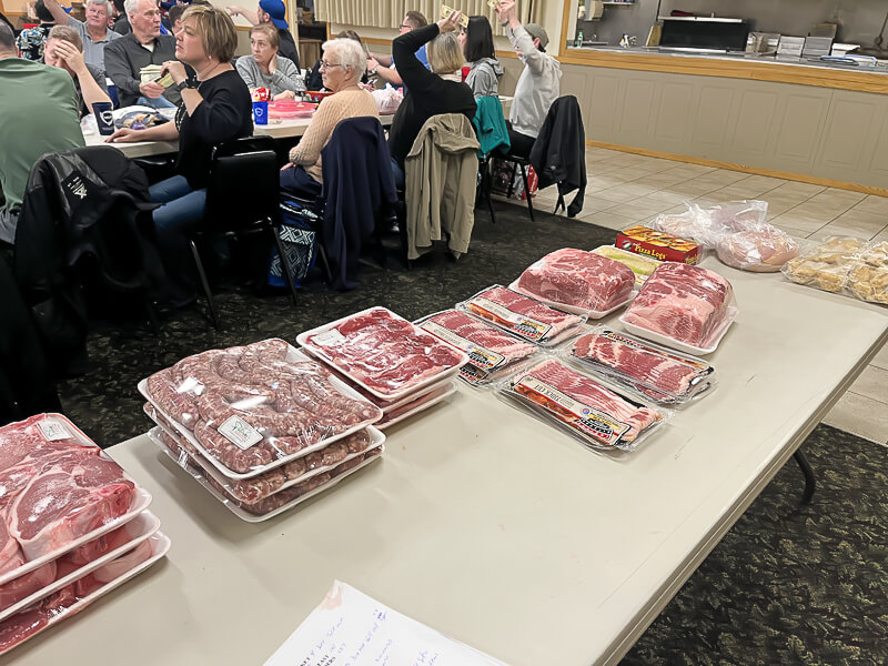Thomas J. Mazur Meat Raffle Apr 22, 2022 Fun Meat Raffles
